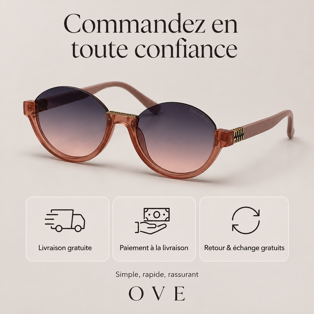 Luna PINK - Lunettes Rondes Dégradé™