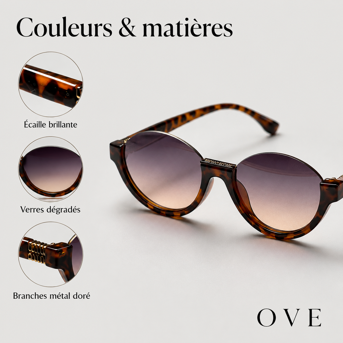 Luna - Lunettes Rondes Dégradé™