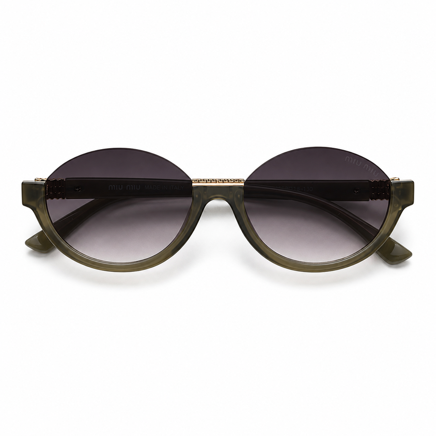 Luna Green - Lunettes Rondes Dégradé™