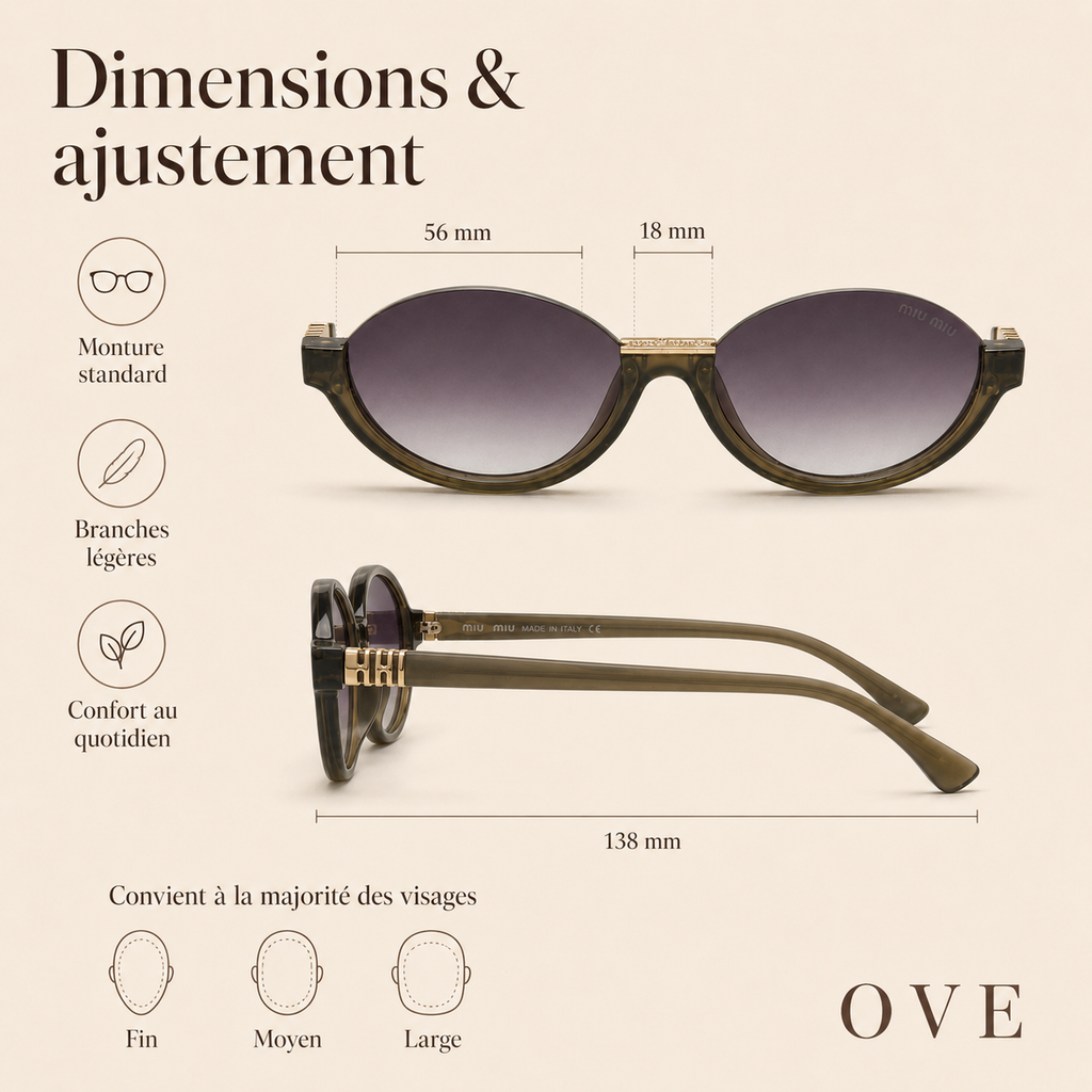 Luna Green - Lunettes Rondes Dégradé™