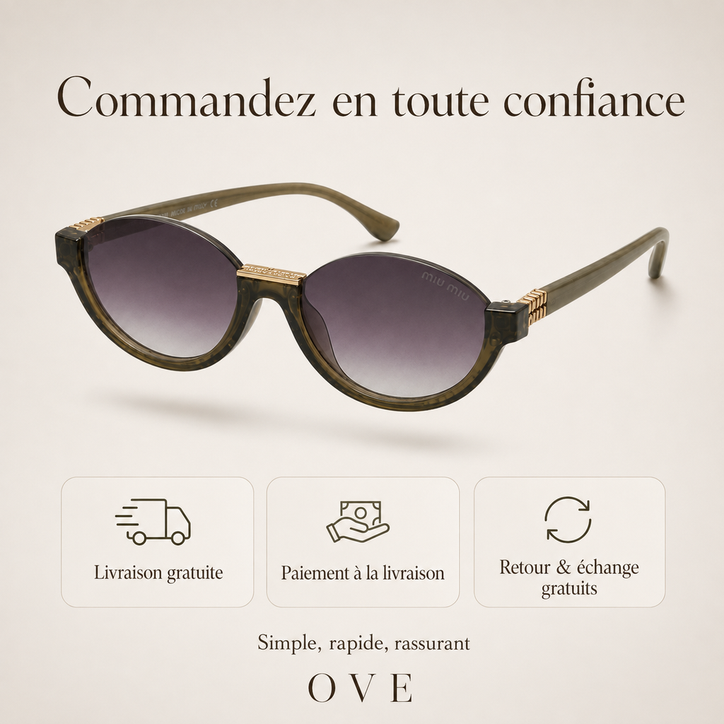 Luna Green - Lunettes Rondes Dégradé™