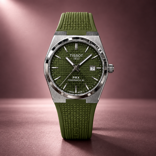 AXIS olive green watch studio product image