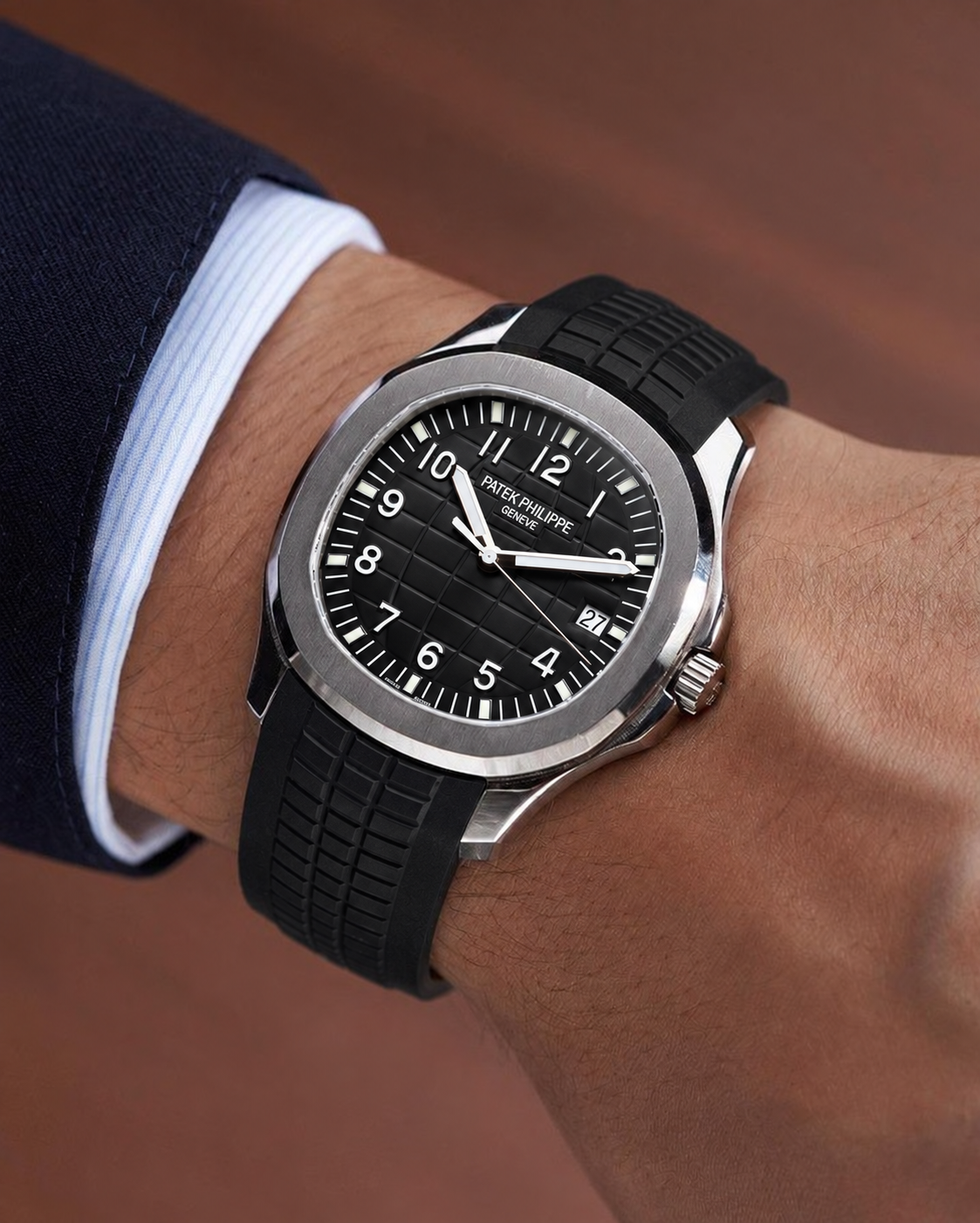 VOLT Sport black watch on wrist